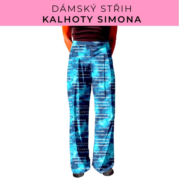 Dámský střih - kalhoty Simona