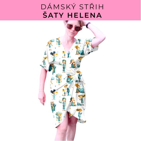 Dámský střih na šaty  Helena