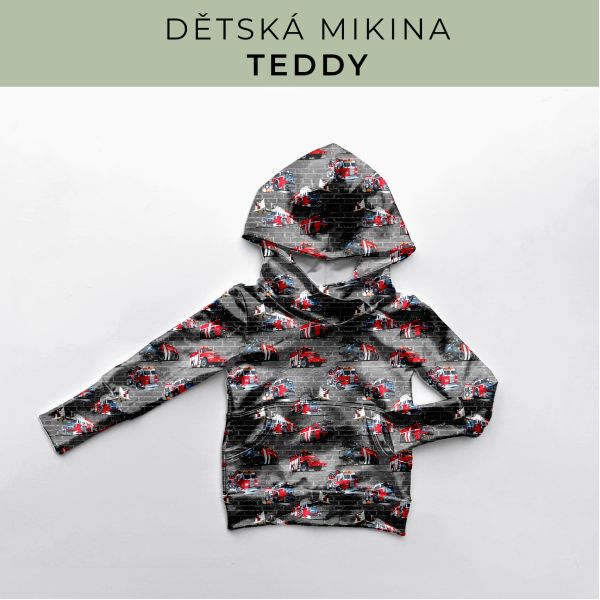 DĚTSKÝ střih - Mikina Teddy