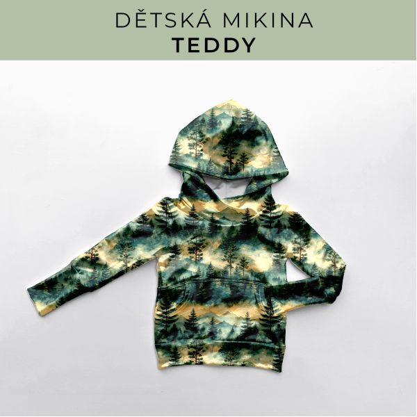 DĚTSKÝ střih - Mikina Teddy