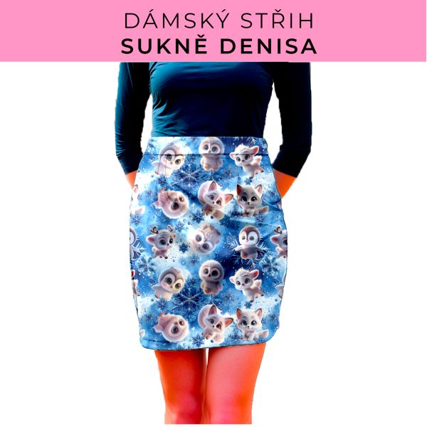 Dámský střih - Dámská sukně Denisa