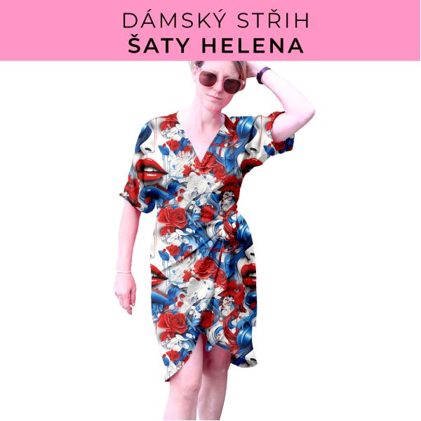 Dámský střih na šaty  Helena