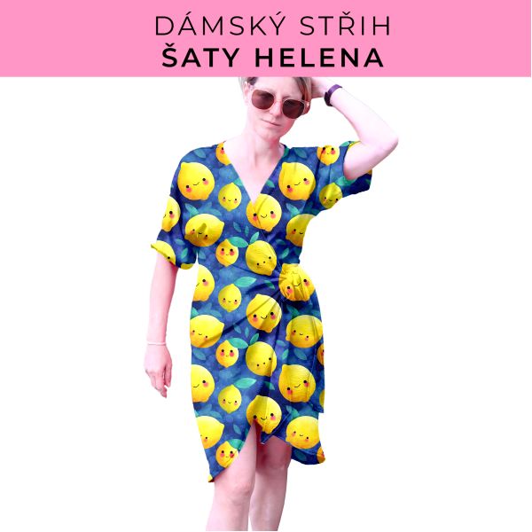 Dámský střih na šaty  Helena