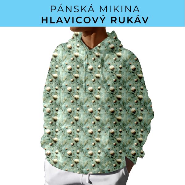 PÁNSKÝ střih - mikina s kapucí