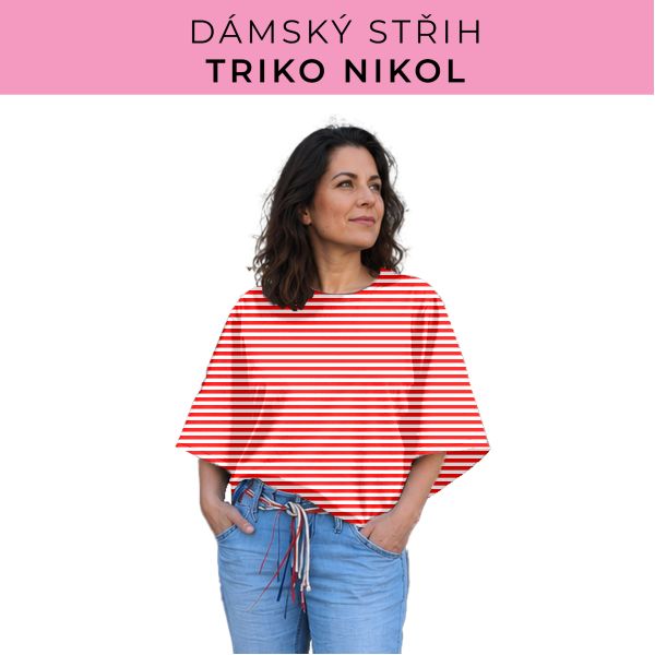 Dámský střih -  triko Nikol
