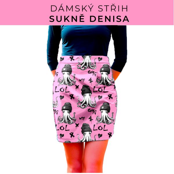 Dámský střih - Dámská sukně Denisa