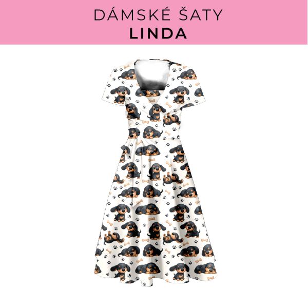 DÁMSKÝ střih - šaty Linda