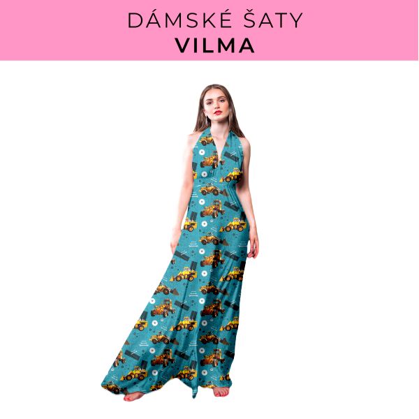 DÁMSKÝ střih - šaty Vilma