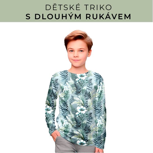 DĚTSKÝ střih - triko dlouhý rukáv