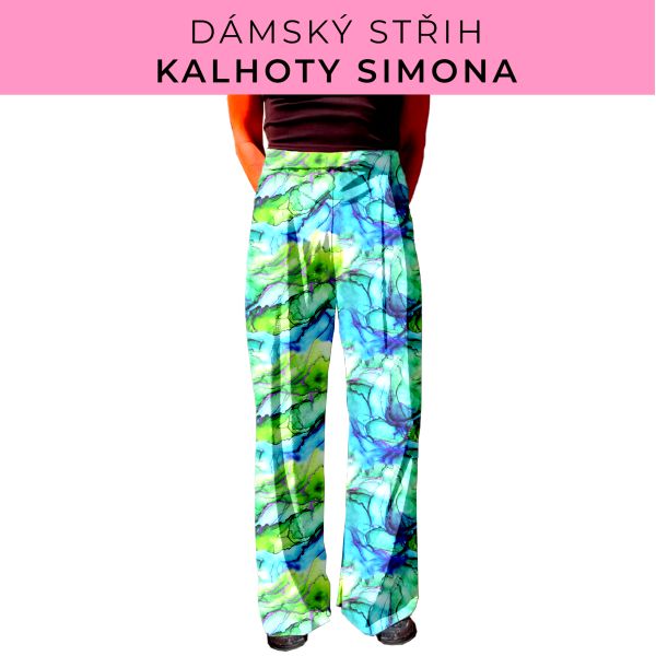 Dámský střih - kalhoty Simona