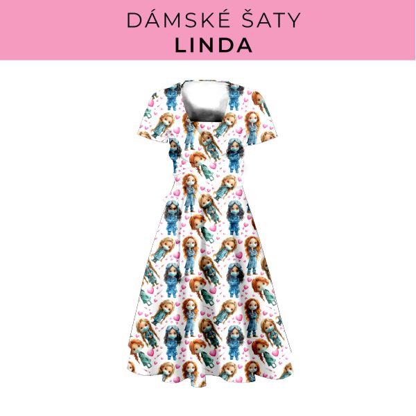 DÁMSKÝ střih - šaty Linda