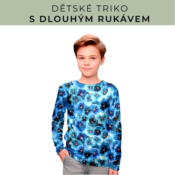 DĚTSKÝ střih - triko dlouhý rukáv