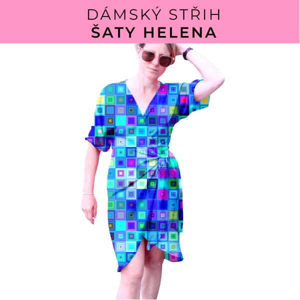 Dámský střih na šaty  Helena