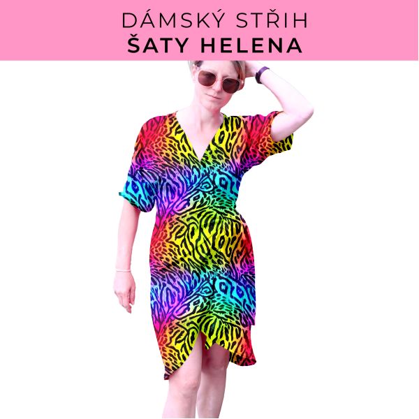Dámský střih na šaty  Helena