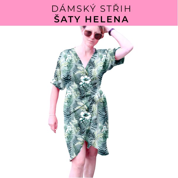 Dámský střih na šaty  Helena