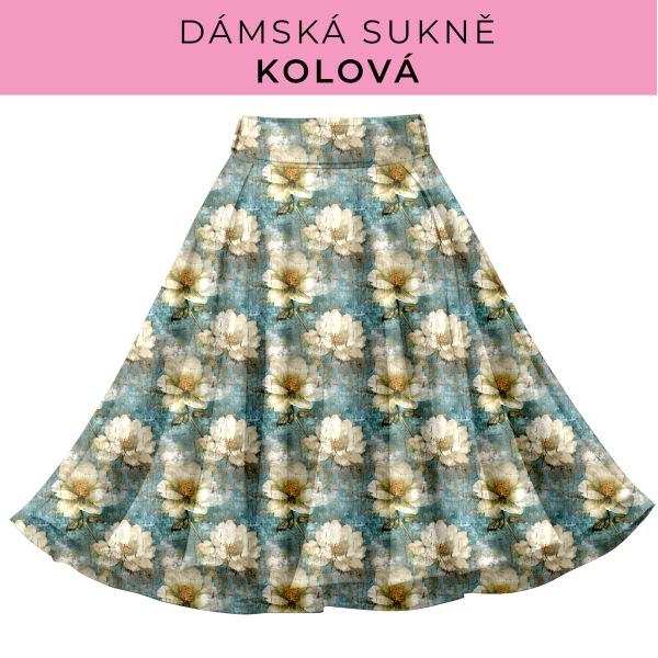 DÁMSKÝ střih - Kolová sukně