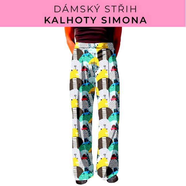 Dámský střih - kalhoty Simona