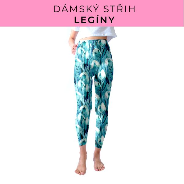 DÁMSKÝ střih - legíny SPORT - SLIM FIT