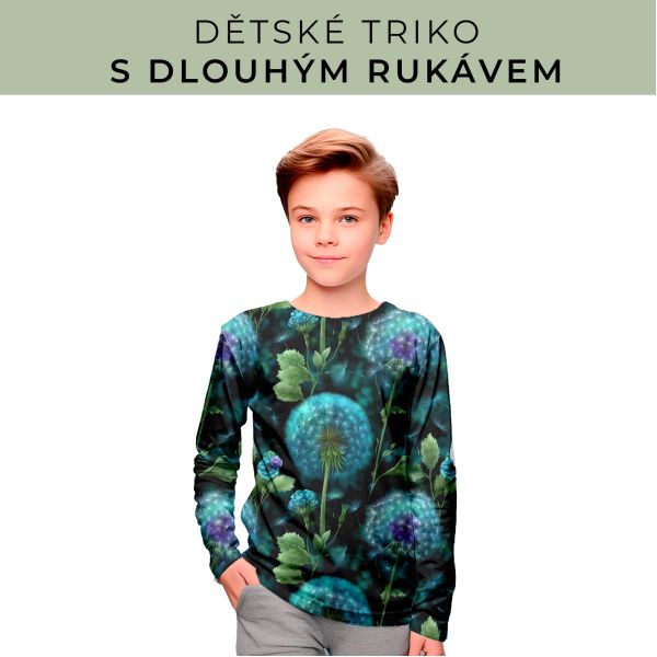 DĚTSKÝ střih - triko dlouhý rukáv