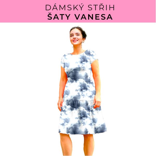 Dámský střih šaty Vanesa