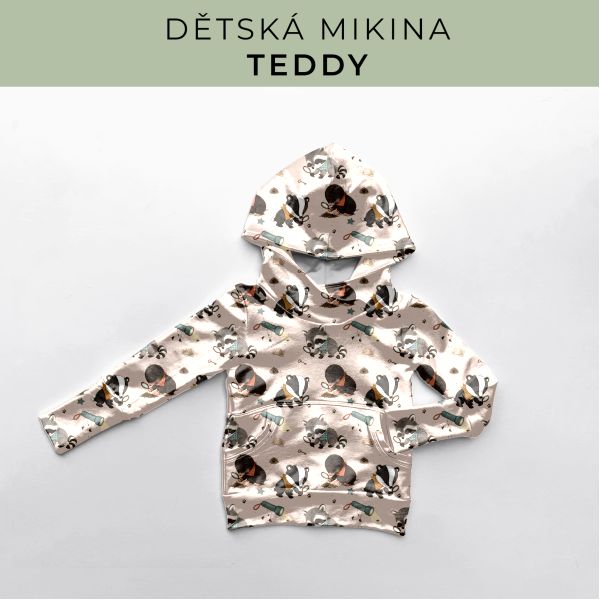 DĚTSKÝ střih - Mikina Teddy