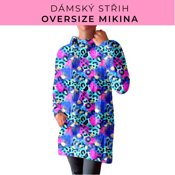 DÁMSKÝ střih - Oversize mikina