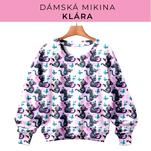 DÁMSKÝ střih - mikina Klára