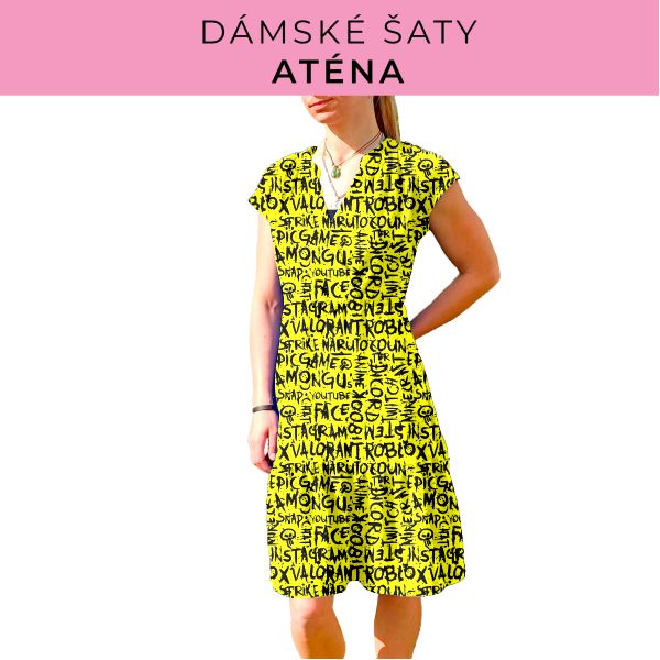 DÁMSKÝ střih - šaty Aténa