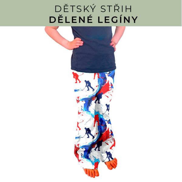 Dětský střih - Dělené legíny