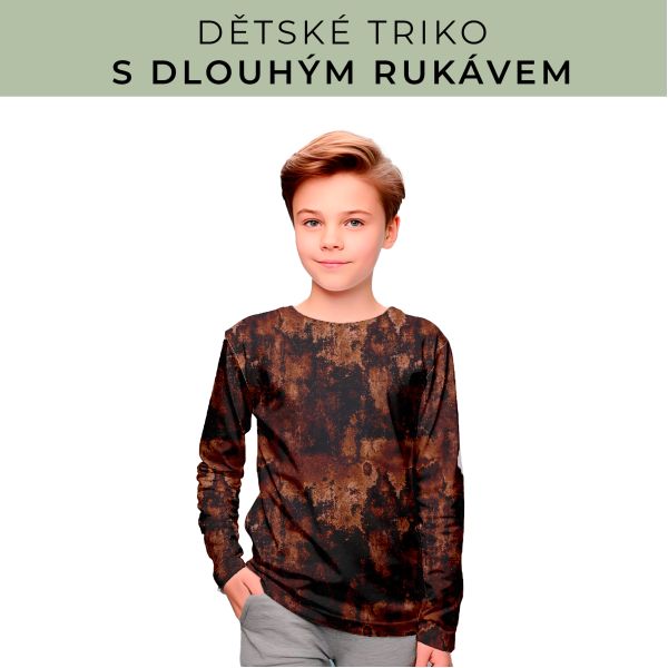 DĚTSKÝ střih - triko dlouhý rukáv