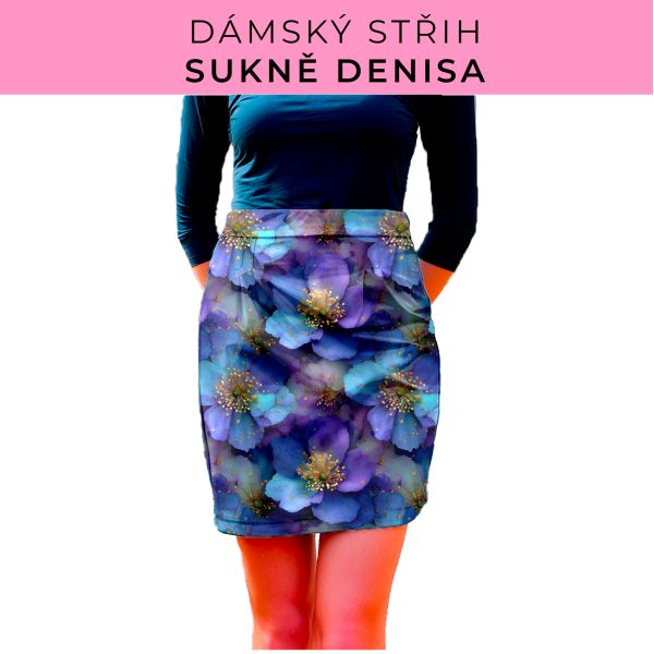 Dámský střih - Dámská sukně Denisa