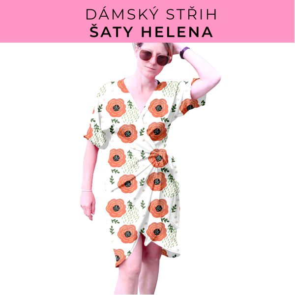 Dámský střih na šaty  Helena