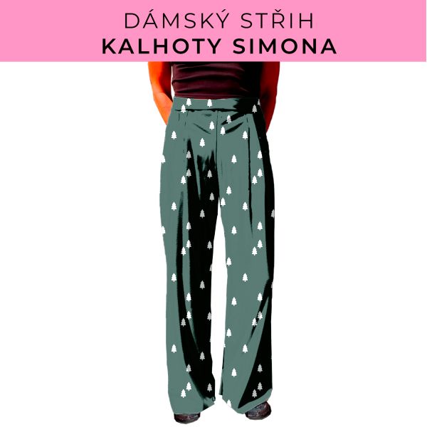 Dámský střih - kalhoty Simona