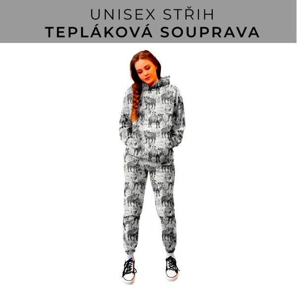 DÁMSKÝ střih - SET mikina a tepláky 