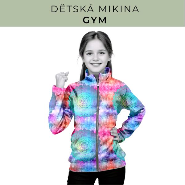 Dětská střih - mikina GYM