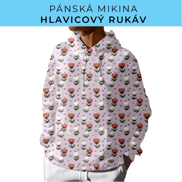 PÁNSKÝ střih - mikina s kapucí