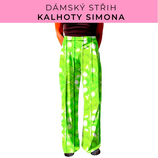 Dámský střih - kalhoty Simona