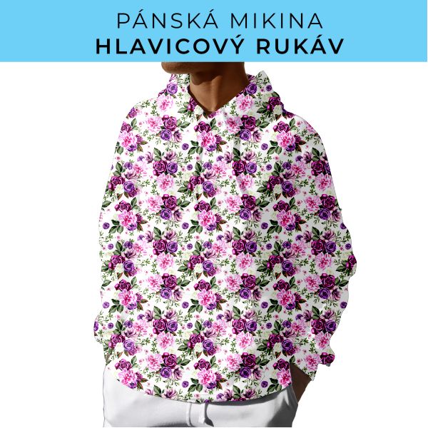 PÁNSKÝ střih - mikina s kapucí