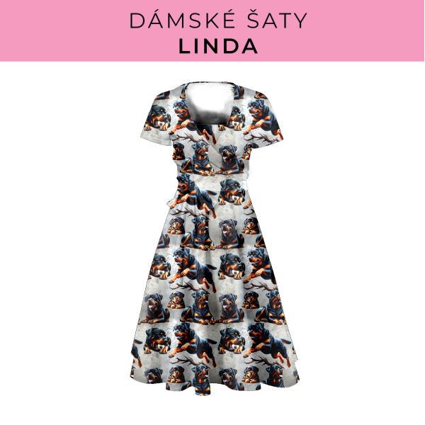DÁMSKÝ střih - šaty Linda