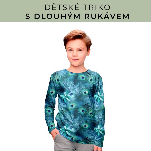 DĚTSKÝ střih - triko dlouhý rukáv