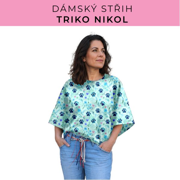 Dámský střih -  triko Nikol