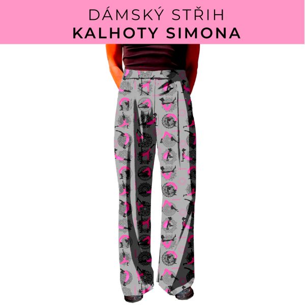 Dámský střih - kalhoty Simona