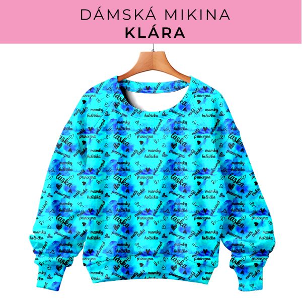 DÁMSKÝ střih - mikina Klára
