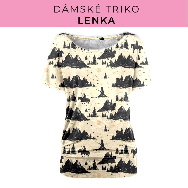 DÁMSKÝ střih - Triko Lenka