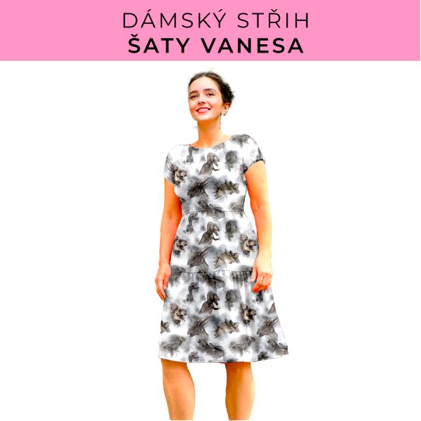 Dámský střih šaty Vanesa