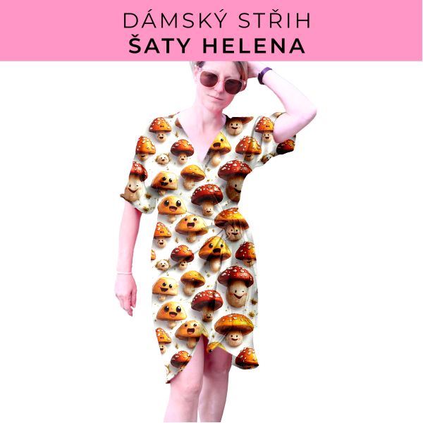 Dámský střih na šaty  Helena