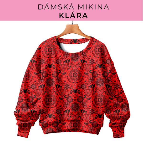 DÁMSKÝ střih - mikina Klára