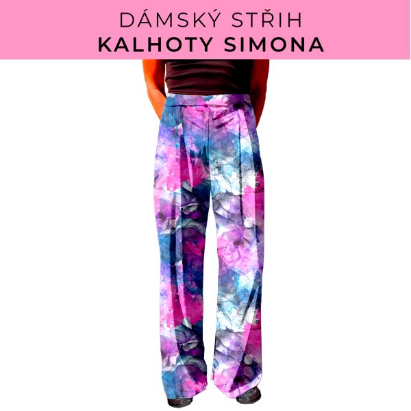 Dámský střih - kalhoty Simona