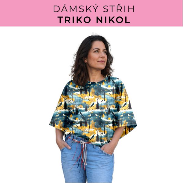 Dámský střih -  triko Nikol