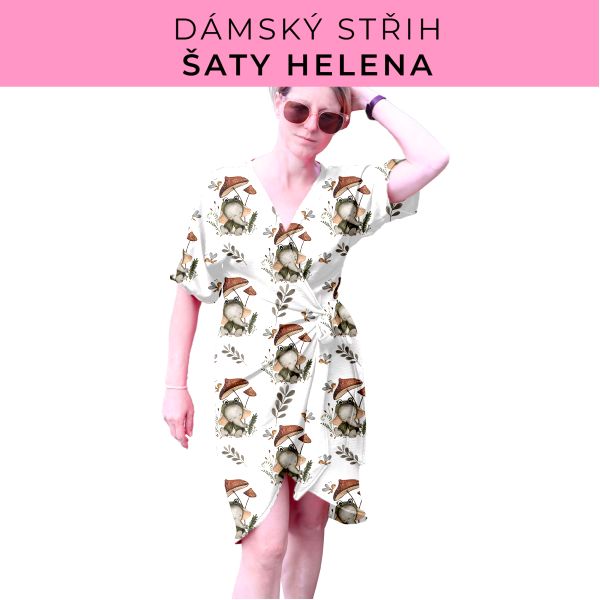 Dámský střih na šaty  Helena